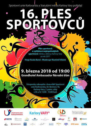 Ples sportovců 2018