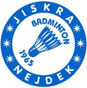 TJ Jiskra Nejdek badminton logo